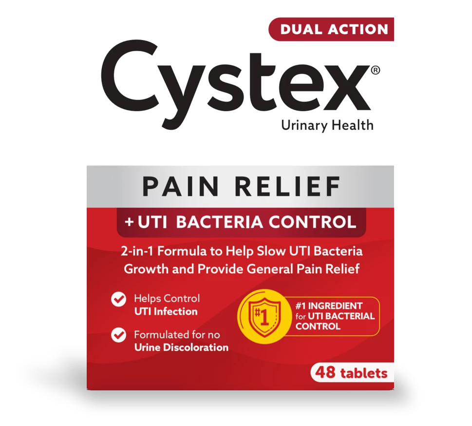 Cystex Pain Relief UTI Bacteria Control