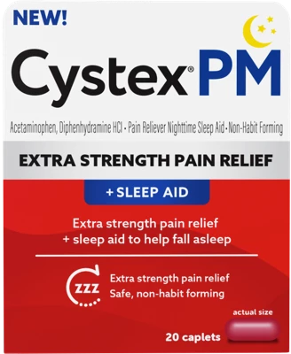 Cystex Extra Strength Pain Relief & Sleep Aid