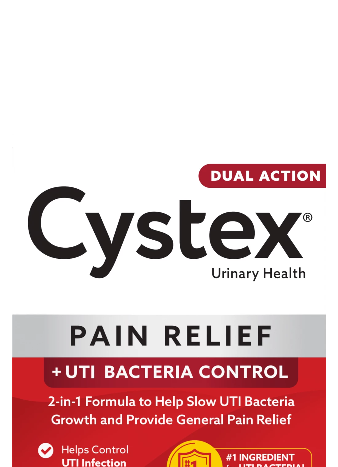 Cystex Max Strength Pain Relief UTI Bacteria Control