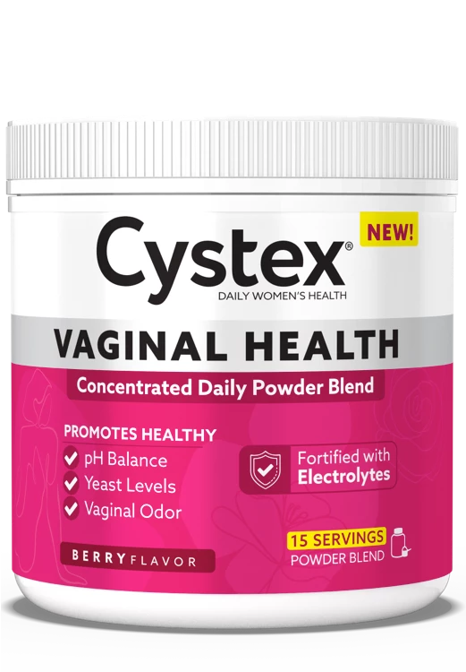 Cystex Vaginal Wellness Powder Container