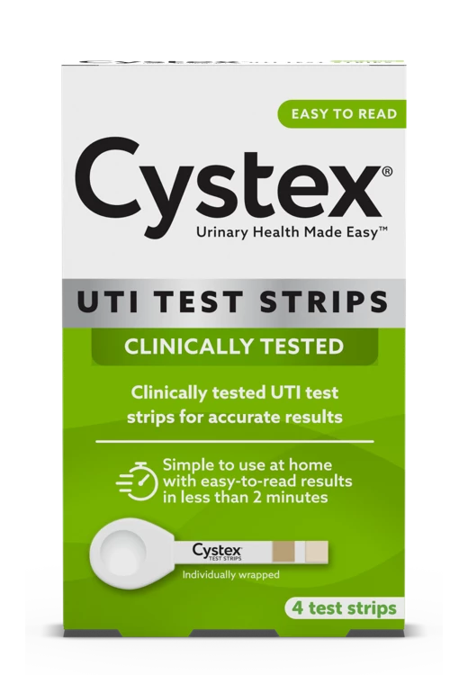 Cystex UTI Test Strips Package