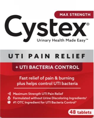 Cystex Urinary Pain Relief Tablets