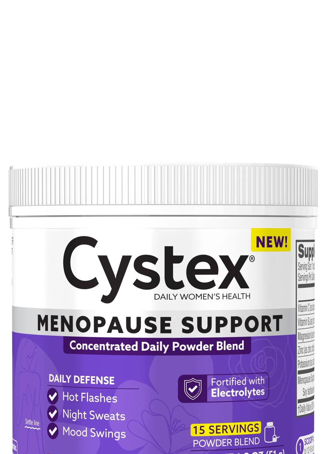 Cystex Menopause Support Container